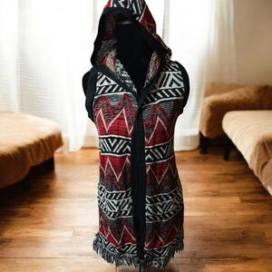 Cato brand Girls hooded sleeveless cardigan  Size XL